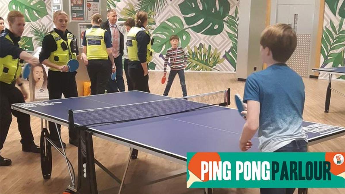 ‘Pong with Police’ builds bridges in Bishops Stortford ‘Pong with Police’ builds bridges in Bishops Stortford