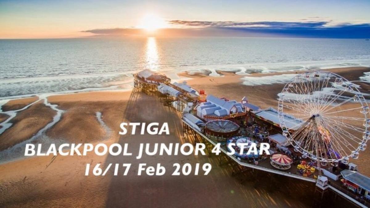 STIGA Blackpool Junior 4 Star – 16/17 February 2019 STIGA Blackpool Junior 4 Star – 16/17 February 2019